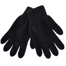 Possum Fur & Merino Wool Gloves | Black