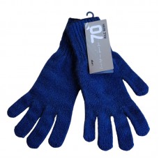 Possum Fur & Wool Gloves | Blue 