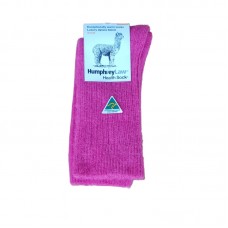 Alpaca & Wool Health Socks | Fuchsia or Hot Pink | Humphrey Law 