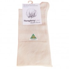 Cotton Blend Health Socks |Cream Self Stripe | Made in Australia by Humphrey Law