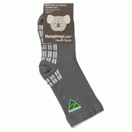 Children's Health Socks | Grey | Humphrey Law