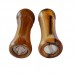 Tasmanian Blackheart Sassafras Salt & Pepper Grinders | Small